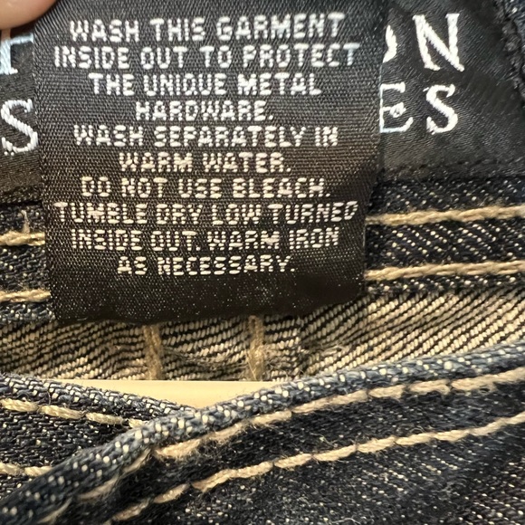 Affliction Cooper Relaxed Boot Fading Distressed Mens Jean’s SZ 33 like new - Picture 7 of 9